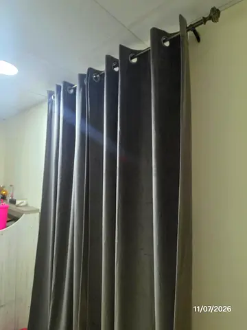 Velvet curtain