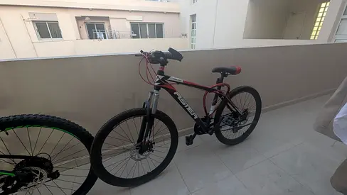 Used mountain bike - 26" frame, front suspension, ready to ride