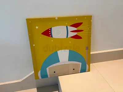 Children Wall Decoration Canvas - 40 x 40 cm