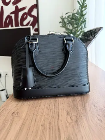 Louis Vuitton Alma BB – Black Epi Leather | Like New | Full Set + Receipt