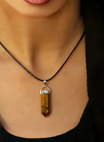 Natural Tiger’s Eye Crystal Pendant Necklace – Affordable Price