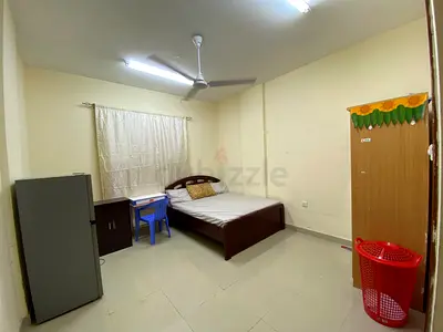 Furnished room with attached bathroom for rent on monthly basis