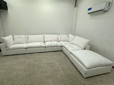 Excellent condition marina home luscious sofa with footstool