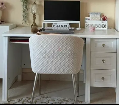White Desk with drawers