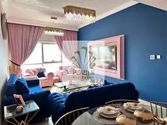 🏡 Fully Furnished 2-Bedroom Apartment available for rent in ConquerorTower | Ajman ✨ AED 60,000