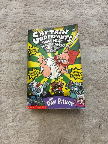 Book Captain Underpants three more wedgie powered adventures in one