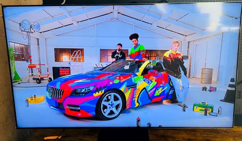 65-inch QLED TV in good working condition