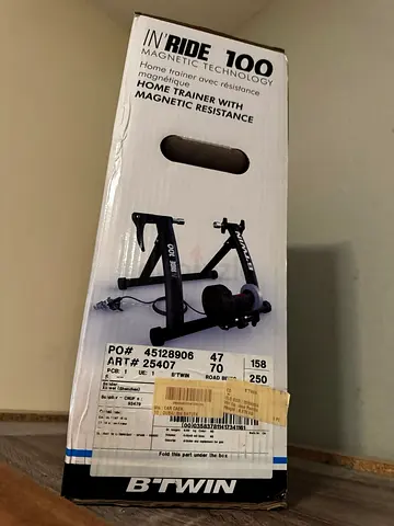 B'Twin In'Ride 100 Magnetic Home Trainer (New in Box)