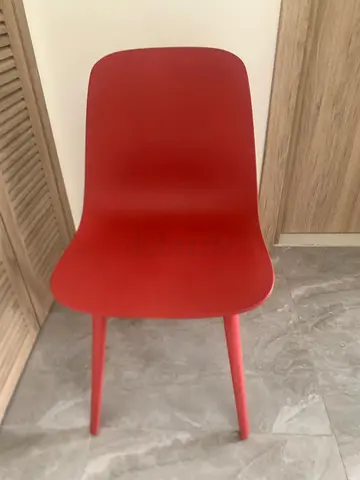 Red Modern Dining Chair - Great Condition