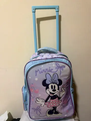 Children's Minnie Mouse Rolling Backpack - Light Purple