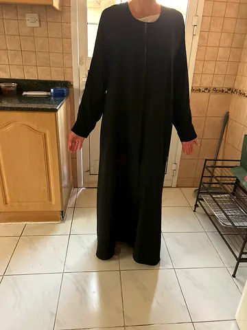Classic Black Abaya - Long Sleeve, Full Length