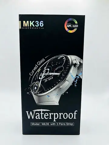 MK36 Germany Edition AMOLED Curved Glass Smartwatch