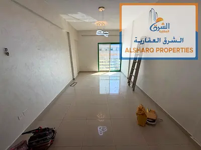 3 bedrooms and a living room, balcony, split A/C, 3 bathrooms; easy access to Sharjah, Dubai, and S