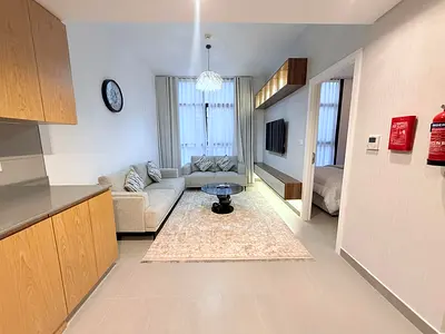 LUXURY LIVING FULLY FURNISHED 1BHK APARTMENT FOR RENT IN MAMSHA CAR FREE COMMUNITY