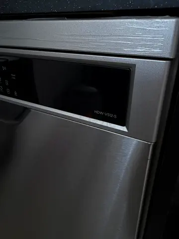 Hoover silver stainless steel almost new dishwasher.