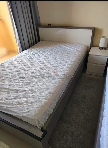 Two Single beds from home center for sale with very comfortable mattresses from home center