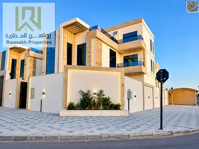 Luxury Corner 6 Master Bedroom Villa for Sale in Al Helio 2, Ajman | Private Pool & Panoramic Elevator