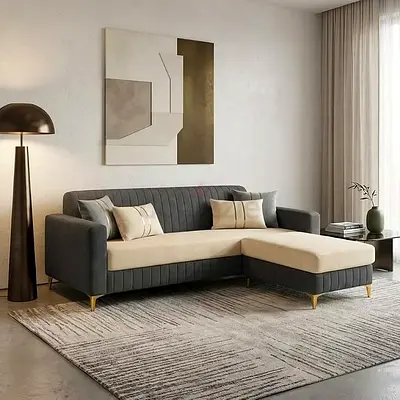 New premium high quality L shaped 3 seatsofa.