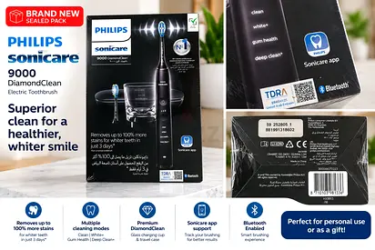Philips Sonicare 9000 DiamondClean Electric Toothbrush - Brand New Sealed