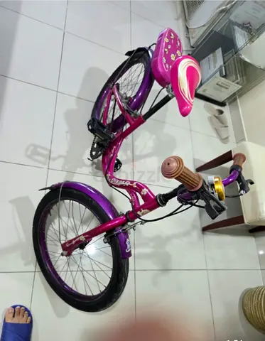 Girls 20-inch Purple Kids Bicycle — Good Condition