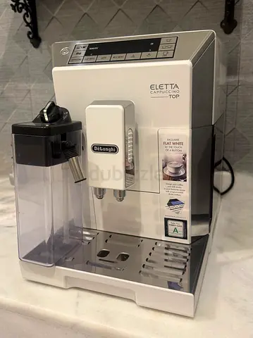 DeLonghi Eletta Cappuccino Top Fully Automatic Coffee Machine - White
