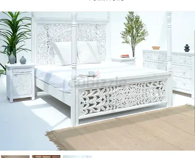 Four Poster Bed - Solid Wood