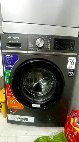 Aftron 6kg Front Load Washing Machine - Good Working Condition with 18 months warranty