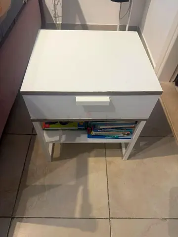 IKEA TRYSIL Nightstand / Bedside Table – White