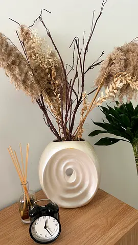 Vase with arrangement