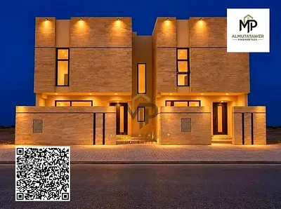 Luxury Saudi-style villa in Al Helio, Ajman – Two floors plus a private roof terrace. The price inc
