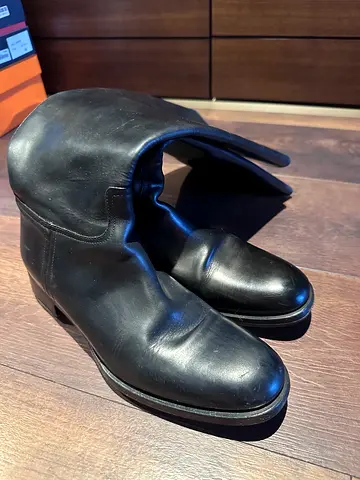 PRADA LEATHER RIDING BOOTS UNISEX SIZE 39.5