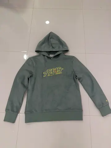 Jack & Jones Green Hoodie - Size Medium