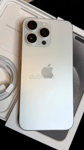 IPHONE 15 promax 256gb White titanium