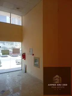Large commercial shop on a main road directly opposite Grand Mall Ajman. Prime location suitable for