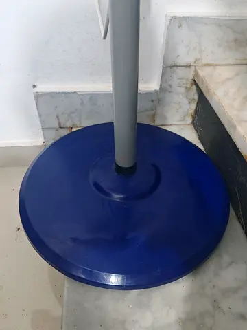 Used standing fan (single unit) with round blue base