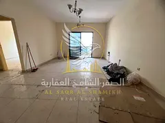 Spacious two-bedroom apartment with a living room available for rent in Al Qasimiya, featuring a sop
