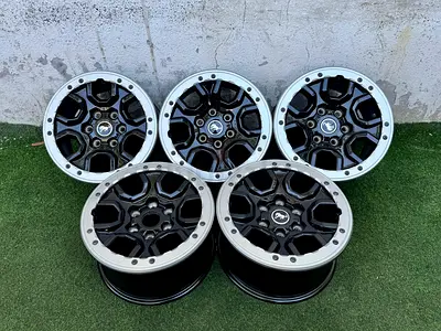 5x original Ford Bronco 17” capable beadlock rims