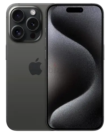 Iphone 15 pro 128 GB black tiatinium refurbished