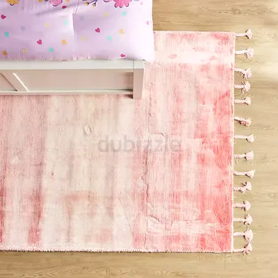 Home Centre Lee Machine Tufted Rug, Pink (120 × 160 cm)
