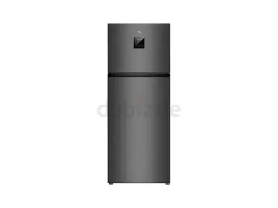 TCL 550L Double Door Refrigerator, No Frost, Electronic Touch Display Twist Ice Make 1 Year Warranty