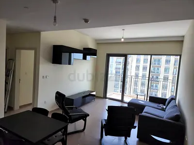 Used L-shaped sofa set and tables with TV unit and chairs - good condition