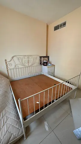 IKEA King size bed with mattress