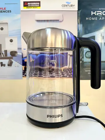 Philips Glass Electric Kettle - 1.7L, glass,HD 9339