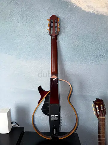 Acoustic-electric guitar nylon strings with built-in pickup and controls - brand new condition