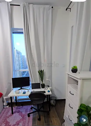 IKEA Study and computer table with swivel chair in very good condition