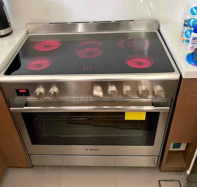 Bosch Stainless Steel Electric Range with Ceramic Hob and Oven