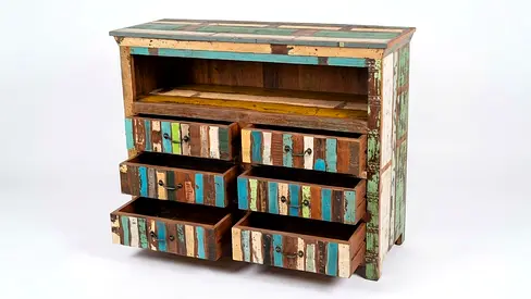 Stylish Wooden Drawer Cabinet*