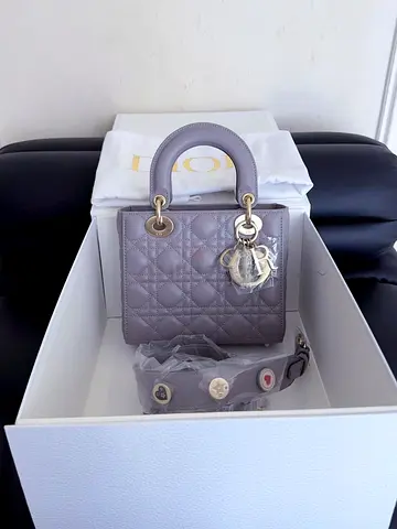 Lady Dior in purple brand new authentic