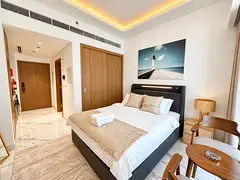 Fully Furnished Studio | Marble Finishes | Balcony | Azizi Riviera