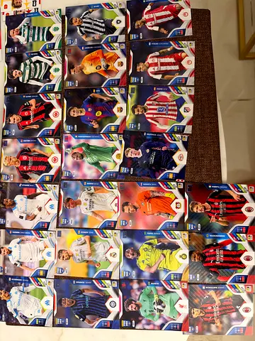 Collection of Football Trading Cards 24 - Mixed Clubs, Good Condition